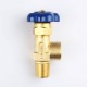 high pressure oxygen gas cylinder brass valve with certificate