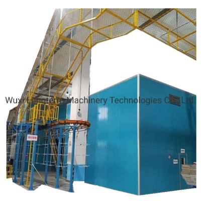 Precision Robot 360-Degree Painting Powder Coating Line / Powder Coating Line for Automobile Fuel Tank Oxidation