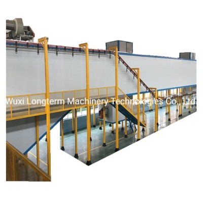 Precision Optimize Energy Consumption Painting Booth / Powder Coating Line for Car Spare Part